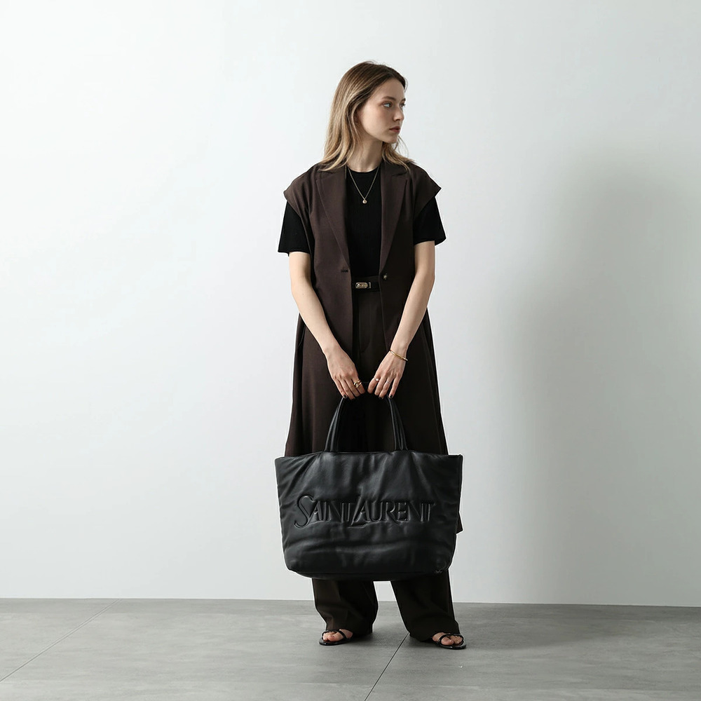 SAINT LAURENT Tote Bag AACIW Leather Handbag